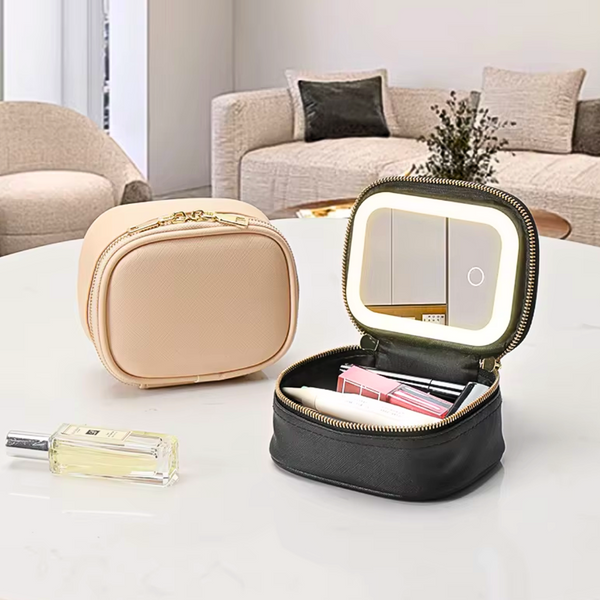 KOKOIST セット　リキッドミラー　ジェル　サコッシュ　LEDライト　ポーチ Lighted Makeup Case with Mirror – CosmoGloⓇ